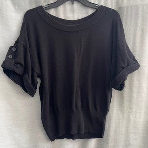 Knit Rolled Sleeve Top